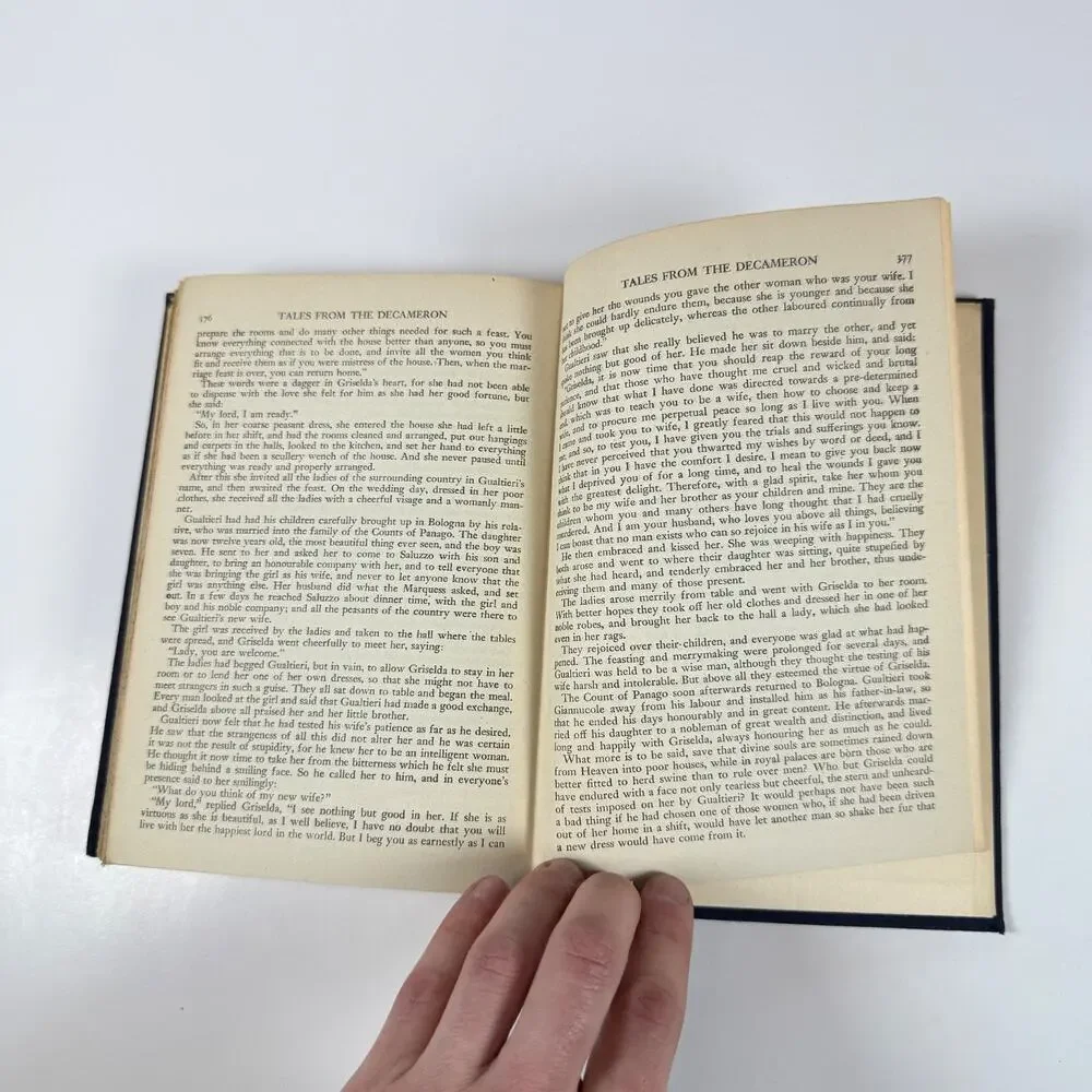 Tales From The Decameron Translated by Richard Aldington 1930 Vintage Book